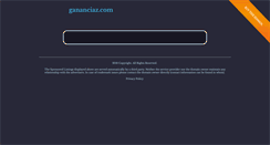 Desktop Screenshot of gananciaz.com